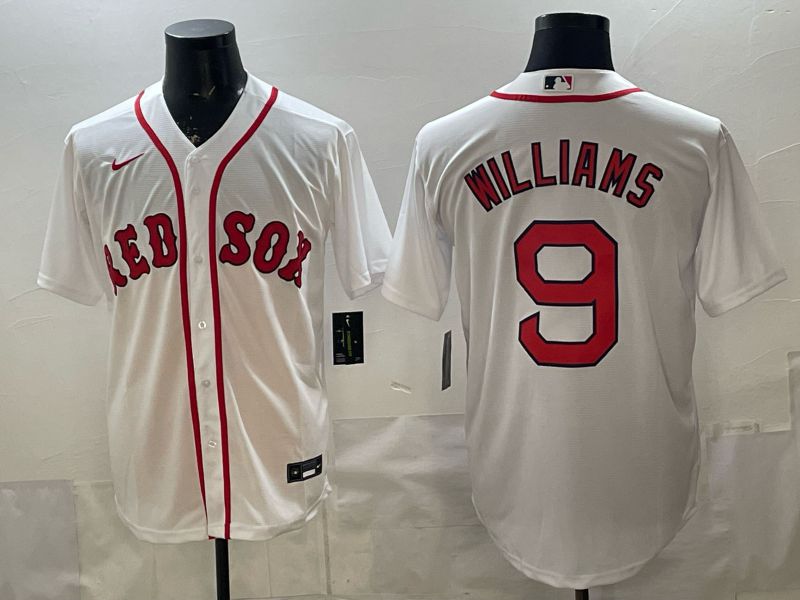 Men 2026 Boston Red Sox #9 Williams White Game Nike MLB Jersey style 001